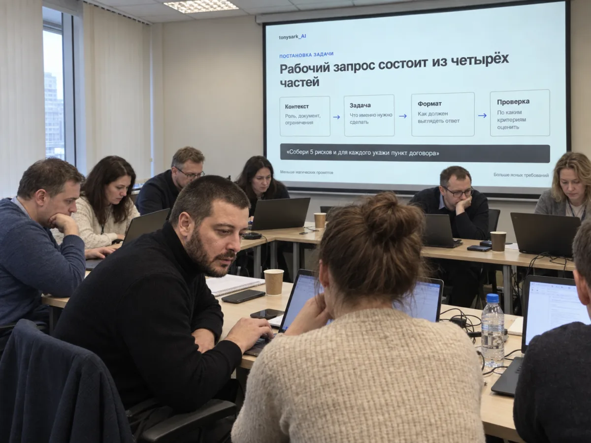 AI-визуализация практикума: работа с запросом к ИИ